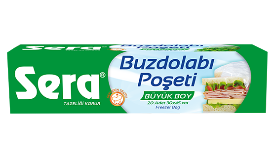 SERA Buzdolabı Poşeti Büyük Boy 20 Adet