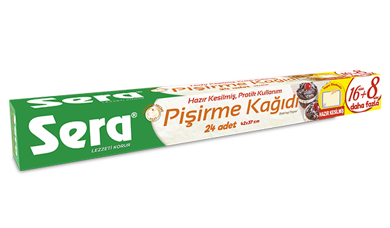 SERA Pişirme Kağıdı Hazır kesilmiş 24 adet